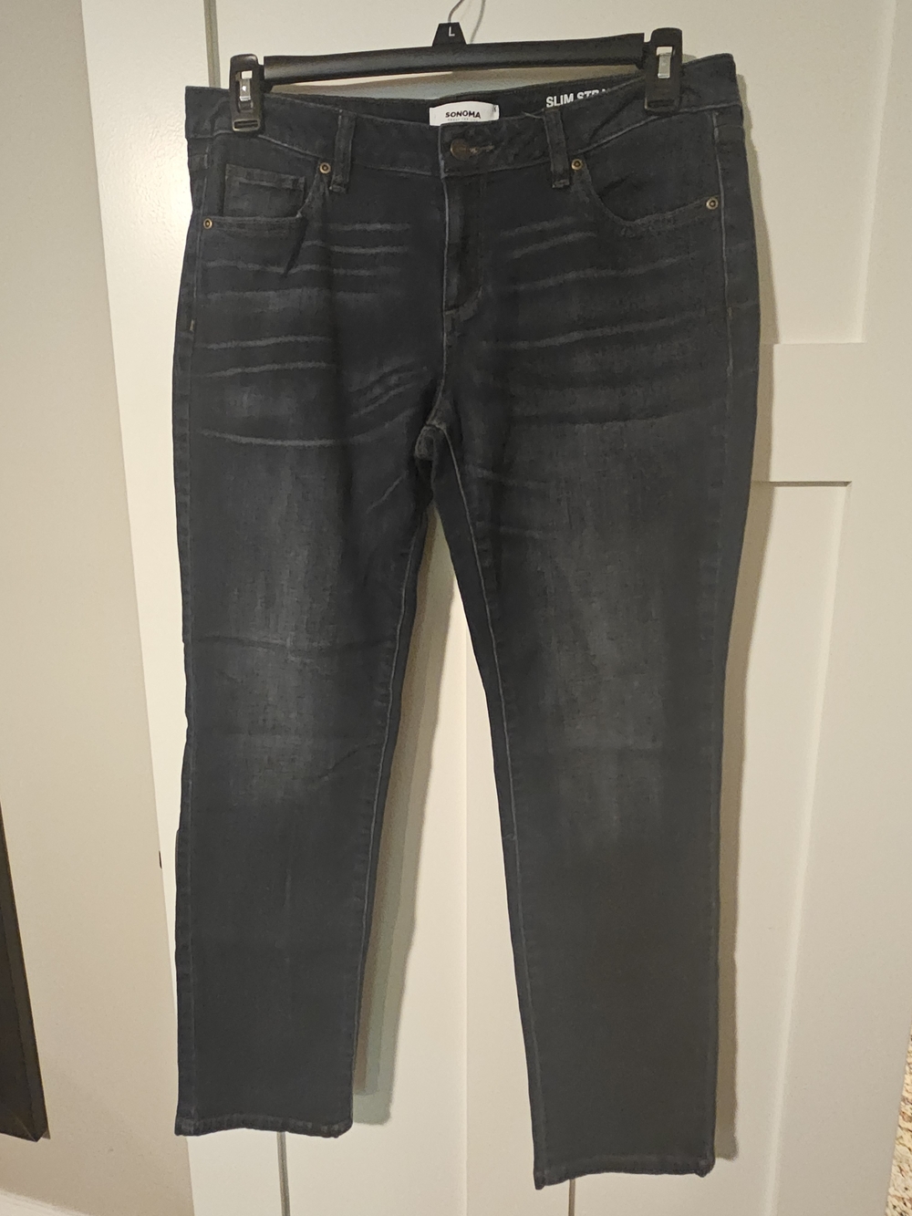 SONOMA Slim Straight Women’s Jeans - Dark Blue Wash
